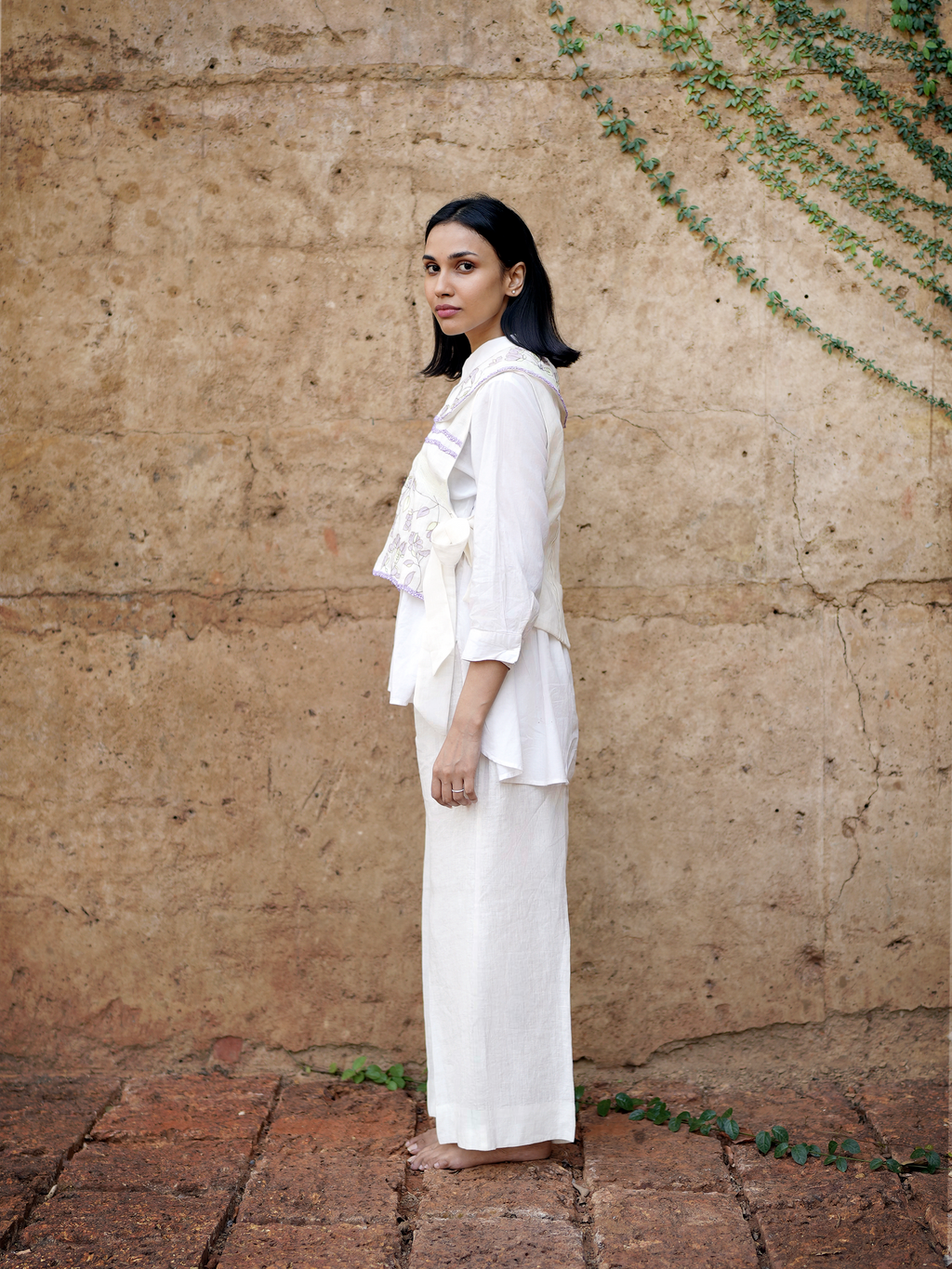 Handmade Glow Linen Jacket - I AM BLVD