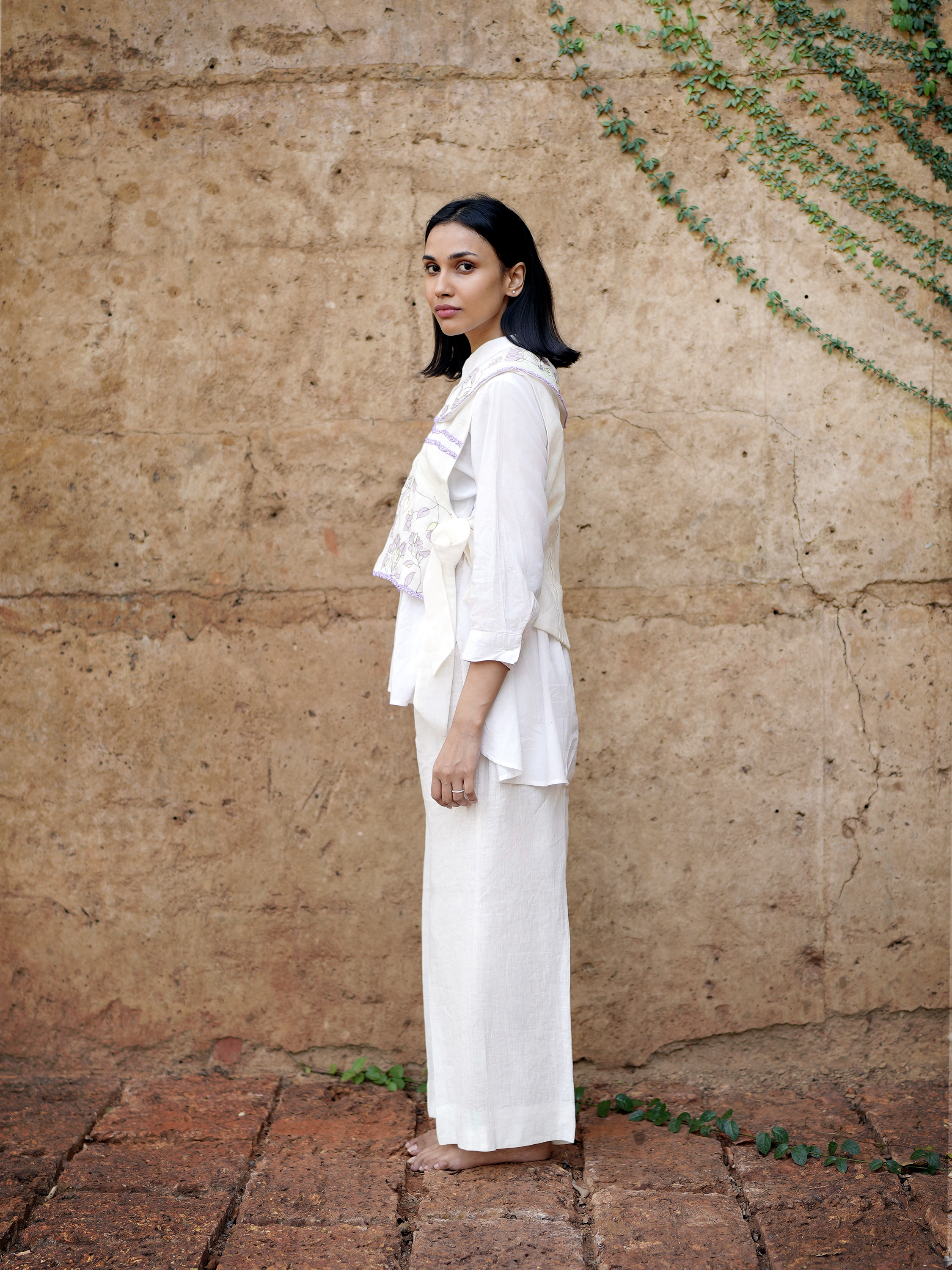 Handmade Glow Linen Jacket - I AM BLVD